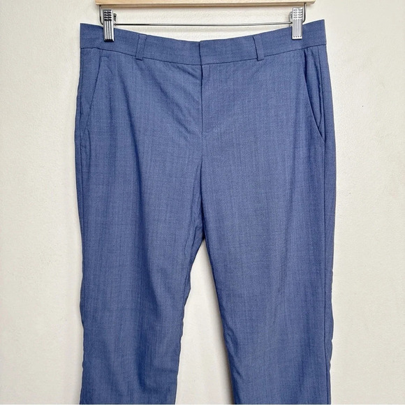Banana Republic Womens 4 Slim Wool Avery Trouser Light Navy Color - Picture 3 of 12